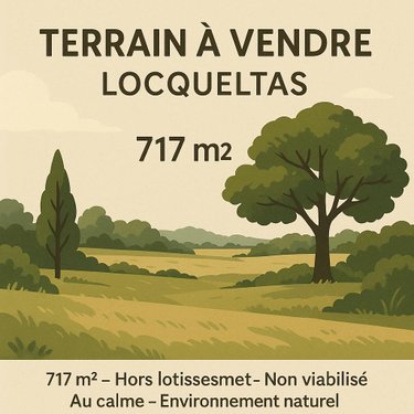 Terrain a batir a vendre Locqueltas 56390 Morbihan 717 m2  148430 euros