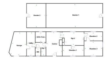 Maison a vendre Les Mées 72260 Sarthe 63 m2 4 pièces 50652 euros