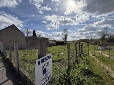 Terrain a batir a vendre Bonnay 80800 Somme 850 m2  45000 euros