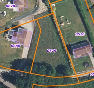 Terrain a batir a vendre Châteauneuf-du-Faou 29520 Finistère 1282 m2  23600 euros