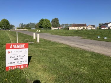Terrain a batir a vendre Ervillers 62121 Pas-de-Calais 1059 m2  57100 euros