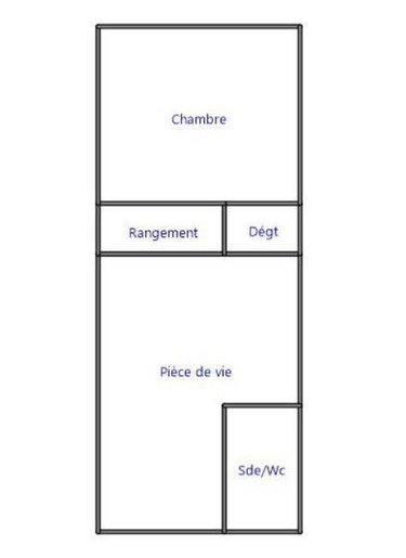 Location appartement Janzé 35150 Ille-et-Vilaine 33 m2 3 pièces 470 euros