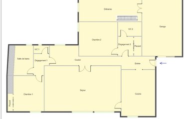 Maison a vendre Plounéour-Ménez 29410 Finistère 105 m2 5 pièces 163370 euros