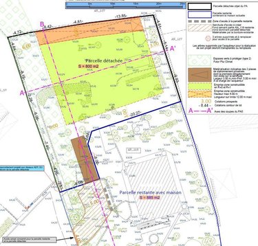 Terrain a batir a vendre Castries 34160 Hérault 800 m2  359850 euros