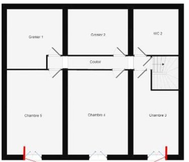 Maison a vendre Cherbourg-en-Cotentin 50100 Manche 121 m2 6 pièces 216200 euros