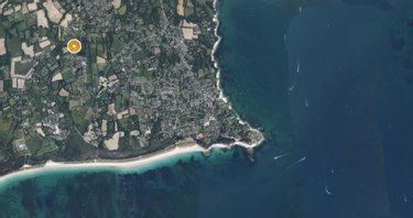 Terrain a batir a vendre Fouesnant 29170 Finistère 1170 m2  180550 euros