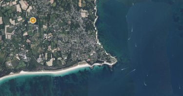 Terrain a batir a vendre Fouesnant 29170 Finistère 1170 m2  180550 euros
