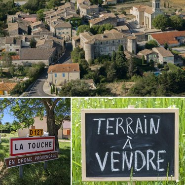 Terrain a batir a vendre La Touche 26160 Drôme 561 m2  120702 euros