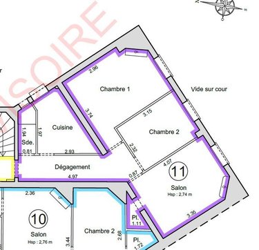 Appartement a vendre Puteaux 92800 Hauts-de-Seine 47 m2  407700 euros