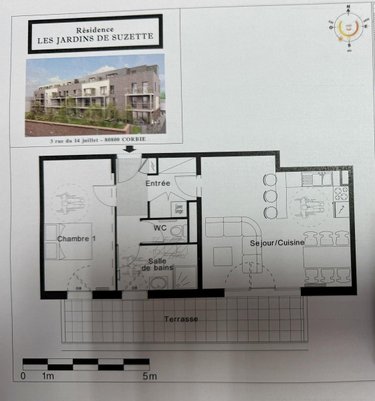 Appartement a vendre Corbie 80800 Somme 55 m2 2 pièces 223000 euros