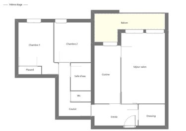 Appartement a vendre Angers 49000 Maine-et-Loire 68 m2 3 pièces 159000 euros
