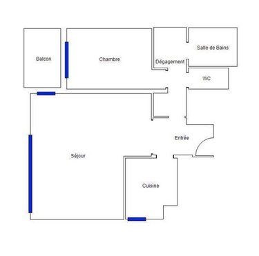 Appartement a vendre Courbevoie 92400 Hauts-de-Seine 55 m2 2 pièces 410000 euros