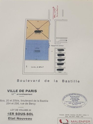 Location divers Paris 12e arrondissement 75012 Paris 25 m2  540 euros