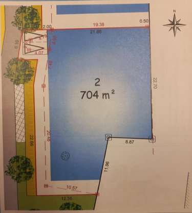 Terrain a batir a vendre Berné 56240 Morbihan 704 m2  39650 euros