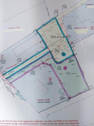 Terrain a batir a vendre La Pyle 27370 Eure 982 m2  37000 euros