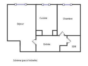 Appartement a vendre Paris 15e arrondissement 75015 Paris 44 m2 2 pièces 349000 euros