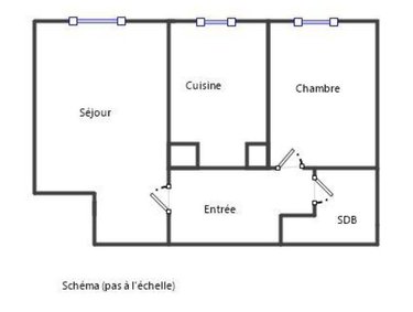 Appartement a vendre Paris 15e arrondissement 75015 Paris 44 m2 2 pièces 358000 euros