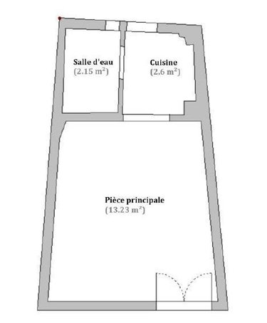 Appartement a vendre Paris 20e arrondissement 75020 Paris 18 m2 1 pièce 159500 euros