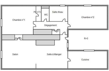Appartement a vendre Angers 49000 Maine-et-Loire 68 m2 3 pièces 216930 euros