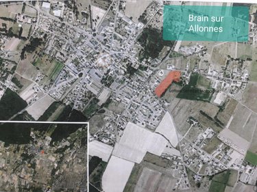 Terrain a batir a vendre Brain-sur-Allonnes 49650 Maine-et-Loire 600 m2  35616 euros
