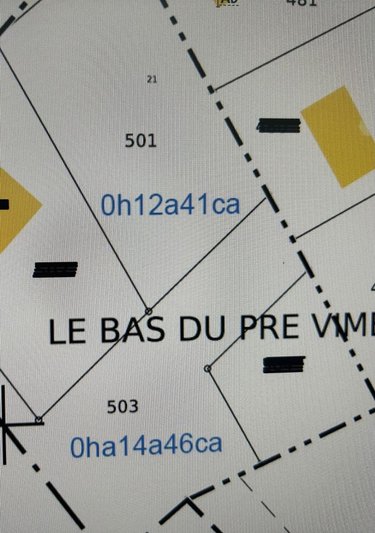 Terrain a batir a vendre Louvencourt 80560 Somme 1446 m2  39000 euros