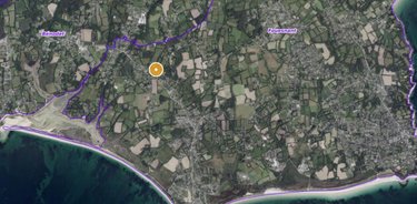 Terrain a batir a vendre Fouesnant 29170 Finistère 987 m2  233800 euros