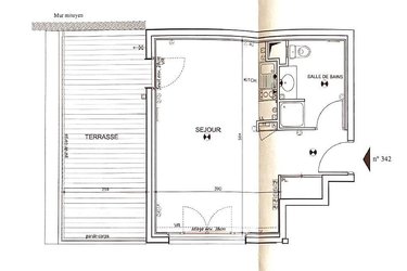 Appartement a vendre Paris 18e arrondissement 75018 Paris 37 m2 1 pièce 357000 euros