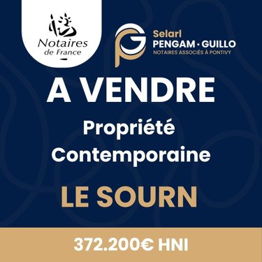 Maison a vendre Le Sourn 56300 Morbihan 205 m2 7 pièces 372200 euros