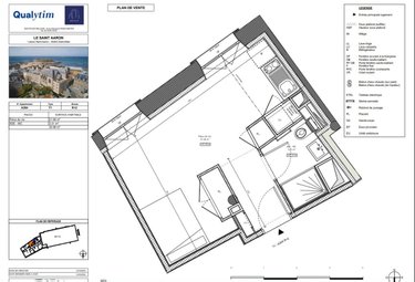Appartement a vendre Saint-Malo 35400 Ille-et-Vilaine 24 m2 1 pièce