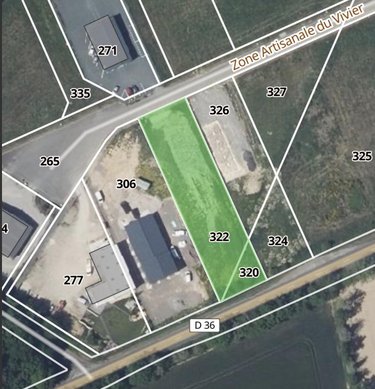 Terrain a batir a vendre Nieul-le-Dolent 85430 Vendée 1800 m2  42800 euros