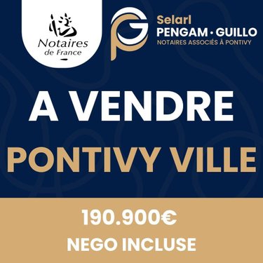 Maison a vendre Pontivy 56300 Morbihan 93 m2 4 pièces 190900 euros