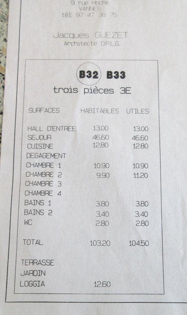 Appartement a vendre Vannes 56000 Morbihan 103 m2 3 pièces 529800 euros