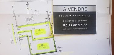 Terrain a batir a vendre Montsenelle 50250 Manche 706 m2  20262 euros