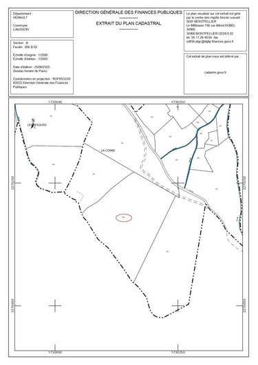Terrains de loisirs bois etangs a vendre Liausson 34800 Hérault 117370 m2  42500 euros