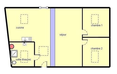 Appartement a vendre Chevillon-sur-Huillard 45700 Loiret 58 m2 3 pièces 79900 euros