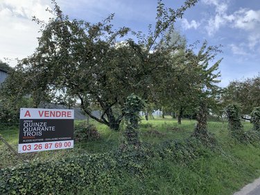 Terrain a batir a vendre Cauroy-lès-Hermonville 51220 Marne 565 m2  64300 euros
