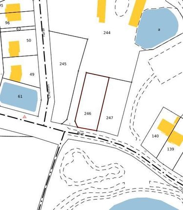 Terrain a batir a vendre Mozé-sur-Louet 49610 Maine-et-Loire 711 m2  111300 euros