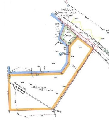 Terrain a batir a vendre Quéven 56530 Morbihan 559 m2  156840 euros
