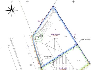 Terrain a batir a vendre Saint-Malo 35400 Ille-et-Vilaine 277 m2  230000 euros