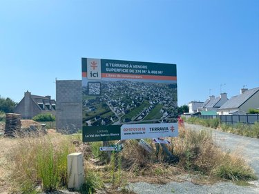 Terrain a batir a vendre Loctudy 29750 Finistère 402 m2  88470 euros