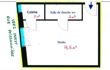Appartement a vendre Paris 2e arrondissement 75002 Paris 21 m2 1 pièce 249000 euros