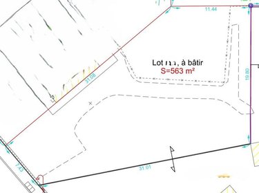 Terrain a batir a vendre Donges 44480 Loire-Atlantique 563 m2  95000 euros