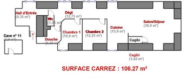 Appartement a vendre Varces-Allières-et-Risset 38760 Isère 106 m2 4 pièces 345000 euros