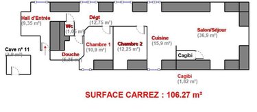 Appartement a vendre Varces-Allières-et-Risset 38760 Isère 106 m2 4 pièces 308300 euros