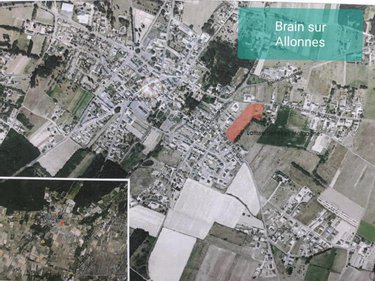 Terrain a batir a vendre Brain-sur-Allonnes 49650 Maine-et-Loire 572 m2  33953 euros