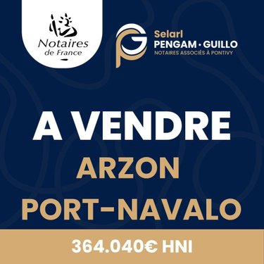 Terrain a batir a vendre Arzon 56640 Morbihan 545 m2  301880 euros