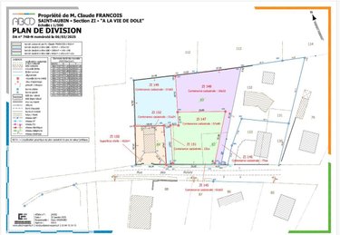 Terrain a batir a vendre Saint-Aubin 39410 Jura 1085 m2  40001 euros