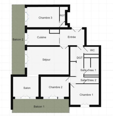 Appartement a vendre Avrillé 49240 Maine-et-Loire 110 m2 5 pièces 278250 euros