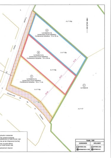 Terrain a batir a vendre Montmort-Lucy 51270 Marne 1200 m2  44000 euros