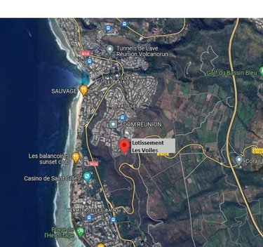 Terrain a batir a vendre Saint-Paul 97460 Réunion 406 m2  410000 euros